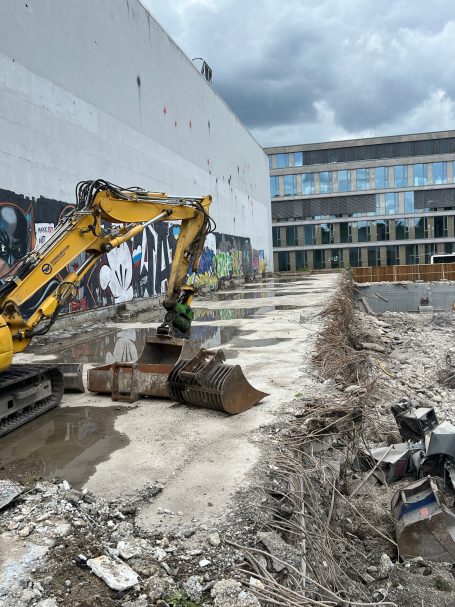 Errichtung eines neuen Parkhauses
